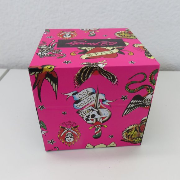 (#W) Ed Hardy Women’s Gold n Pink Watch